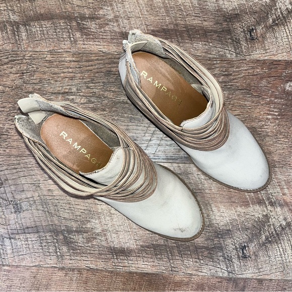 Rampage Verna Strappy Booties in Creamy Tan - Picture 4 of 11